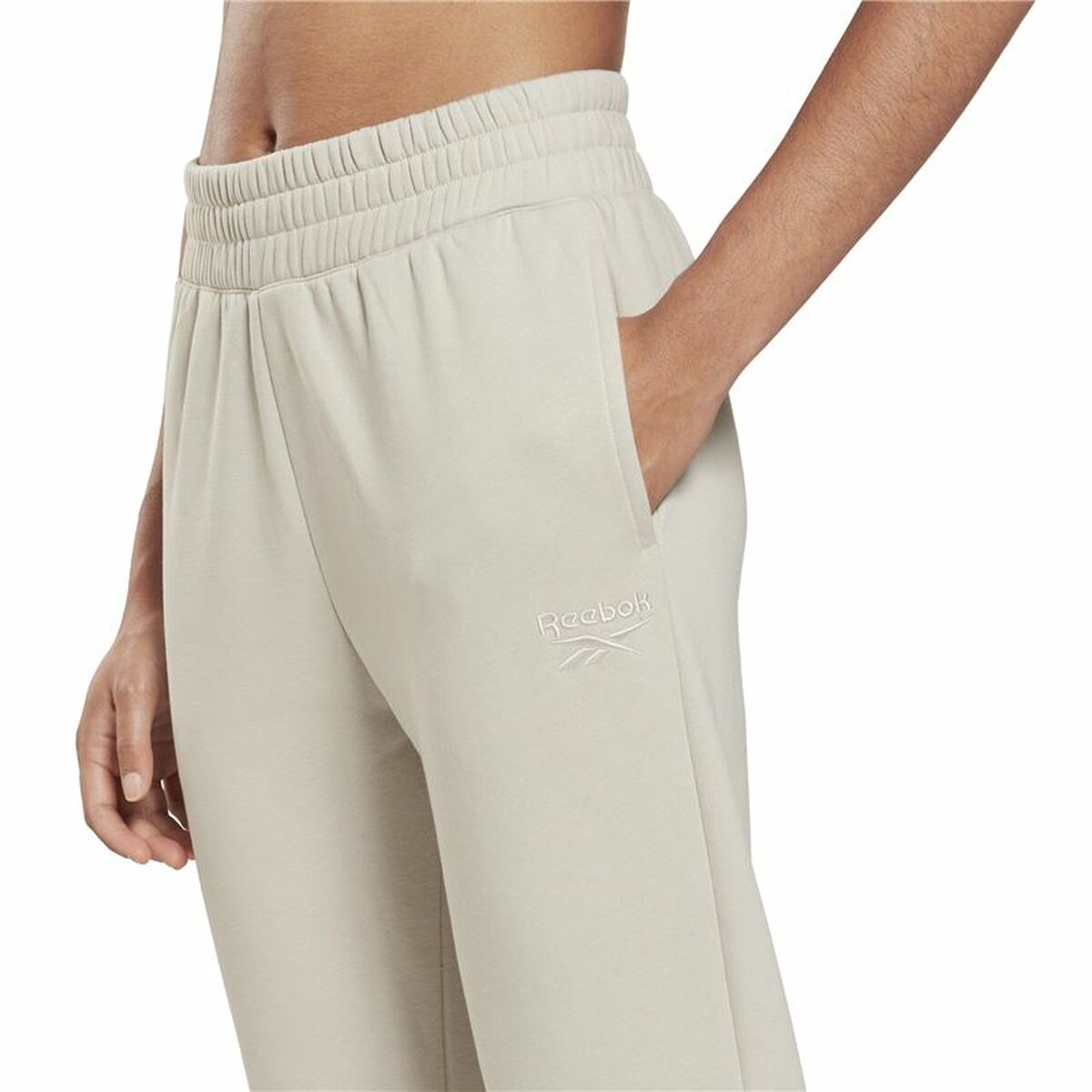 Volwassenen Trainingbroek Reebok Tape Pack Wit Vrouw