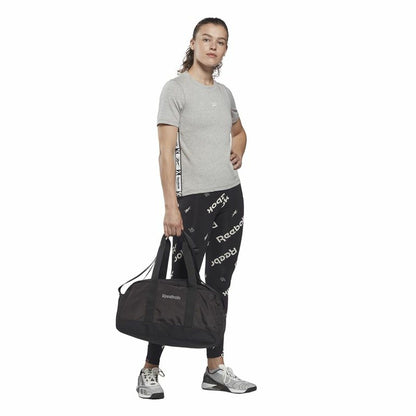 Dames-T-Shirt met Korte Mouwen Reebok Tape Pack Grijs