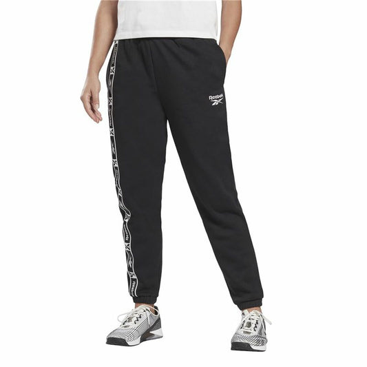 Lange sportbroek Reebok Tape Pack Vrouw Zwart