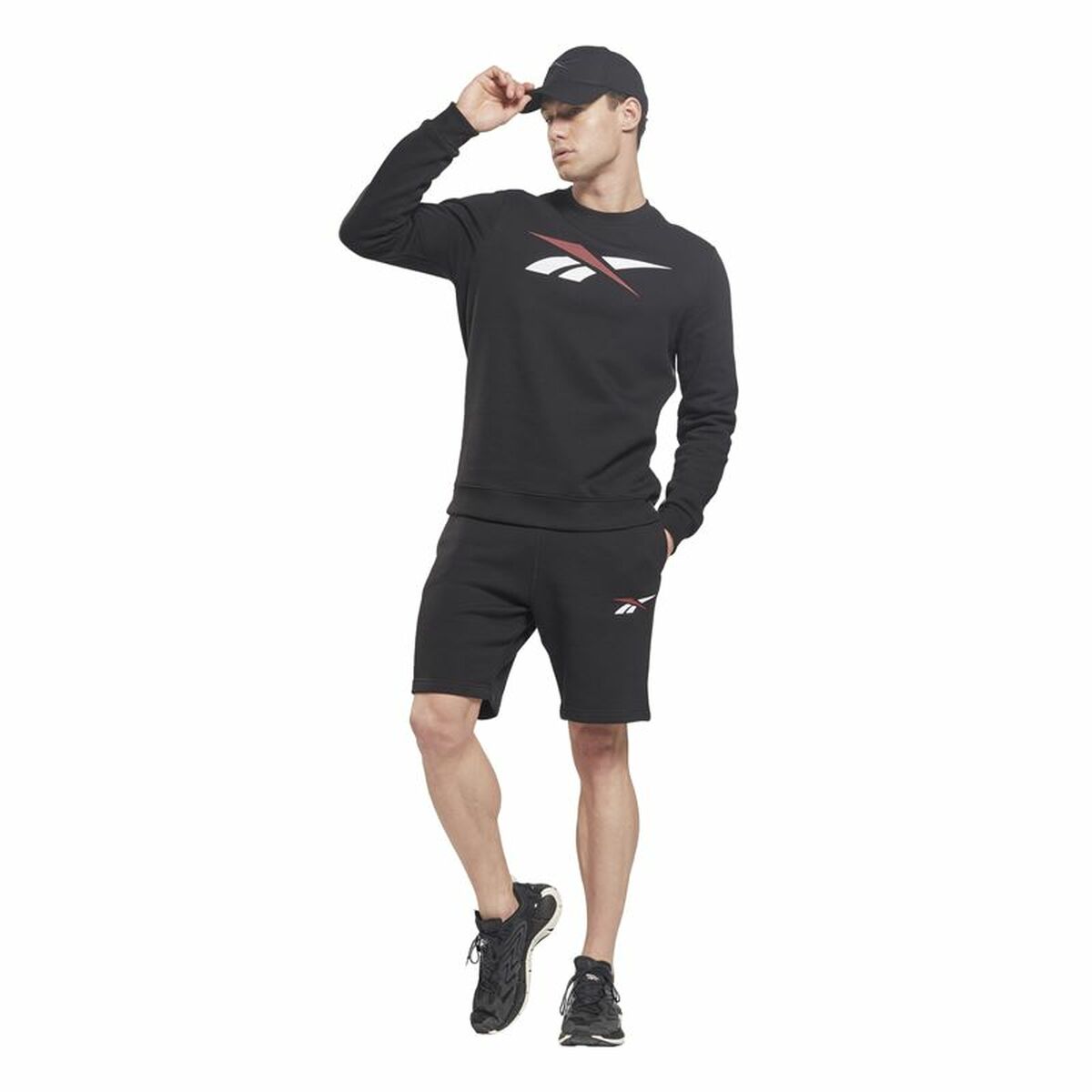 Sportbroek Reebok Vector Fleece Zwart