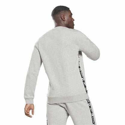 Herensweater zonder Capuchon Reebok Identity Tape Crew Grijs