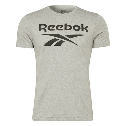 Heren-T-Shirt met Korte Mouwen Reebok BIG LOGO TEE HD4219 Grijs