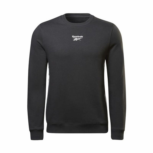 Herensweater zonder Capuchon Reebok RI Tape Crew Zwart