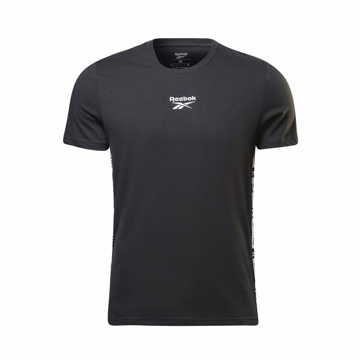 Heren-T-Shirt met Korte Mouwen Reebok Identity Zwart