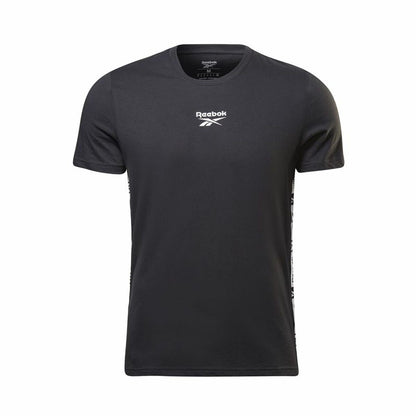 Heren-T-Shirt met Korte Mouwen Reebok Identity Zwart