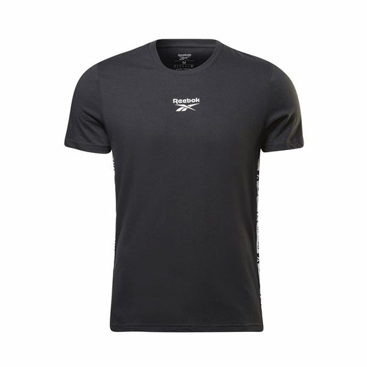 Heren-T-Shirt met Korte Mouwen Reebok Identity Zwart