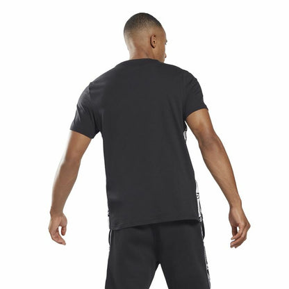 Heren-T-Shirt met Korte Mouwen Reebok Identity Zwart