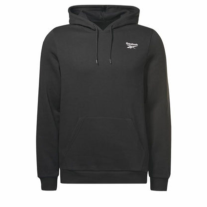 Herenhoodie Reebok Left Chest Logo Zwart