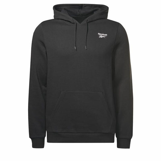 Herenhoodie Reebok Left Chest Logo Zwart