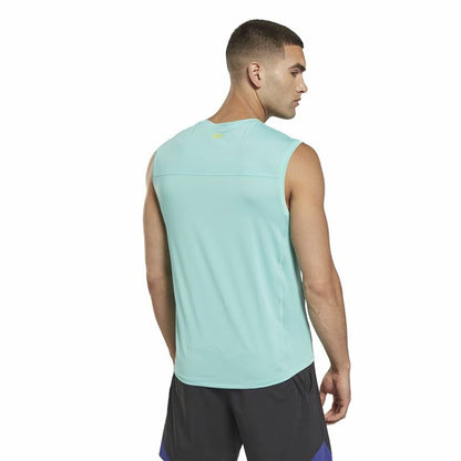Heren Mouwloos T-shirt Reebok Les Mills® Bodypump® Activchill Blauw