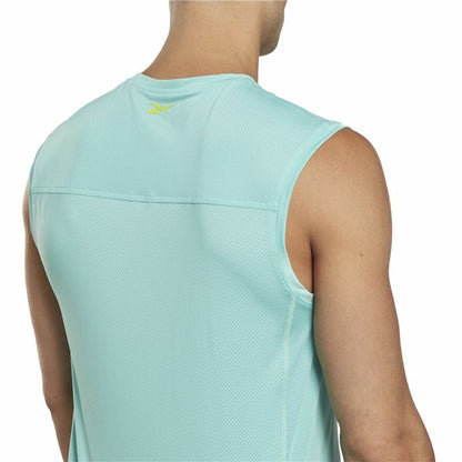Heren Mouwloos T-shirt Reebok Les Mills® Bodypump® Activchill Blauw