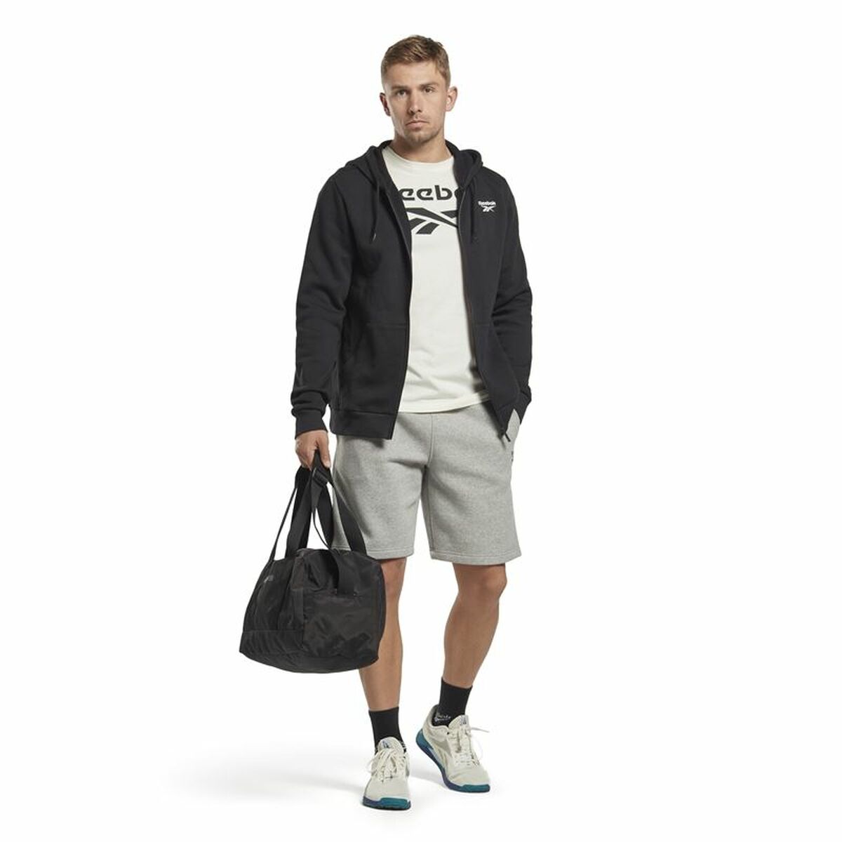 Sportbroekje voor heren Reebok Identity Fleece Grijs