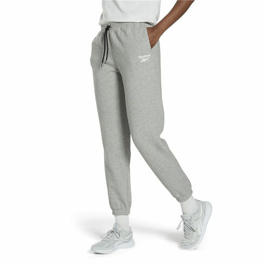 Lange sportbroek Reebok Identity Vrouw Grijs