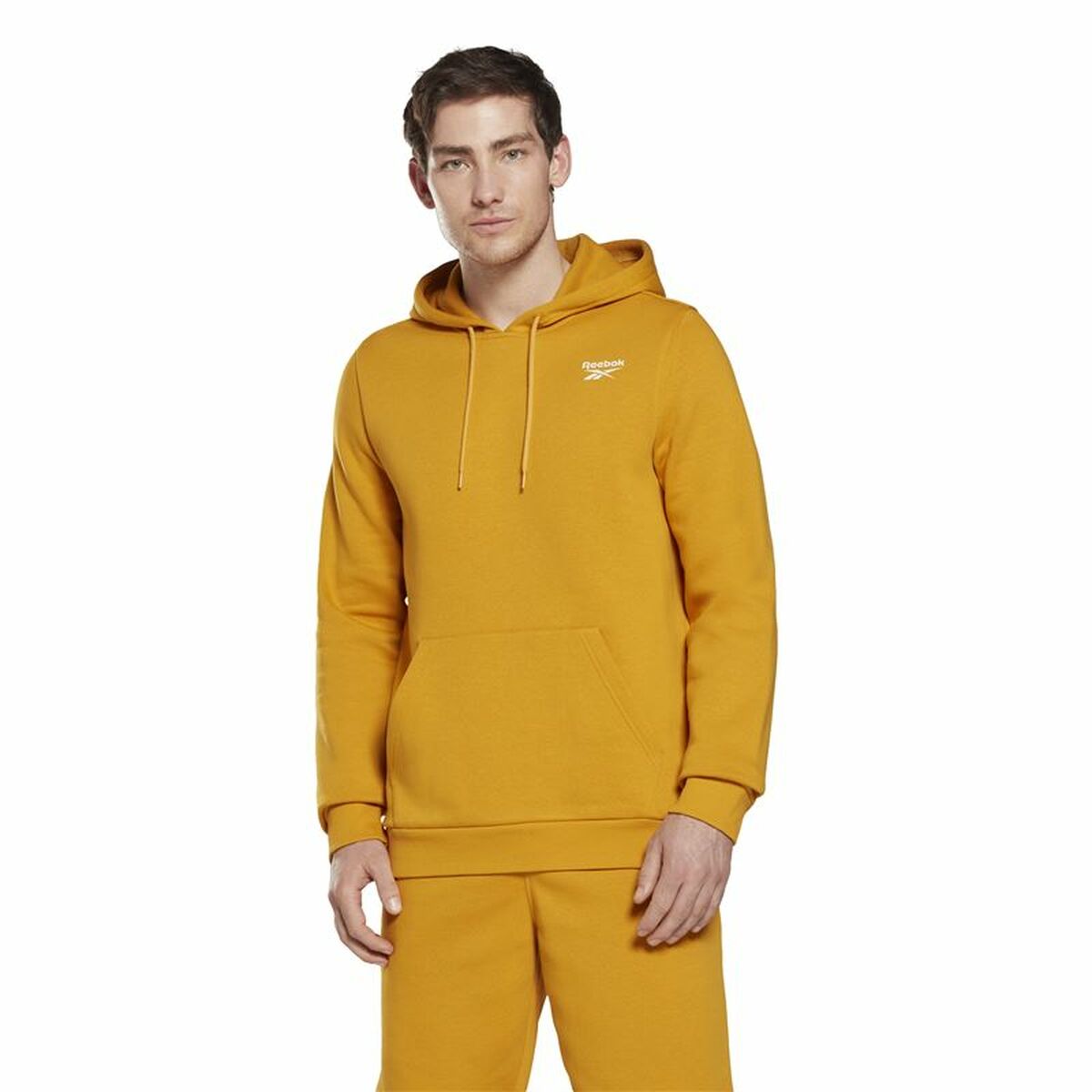 Herenhoodie Reebok Identity Oker