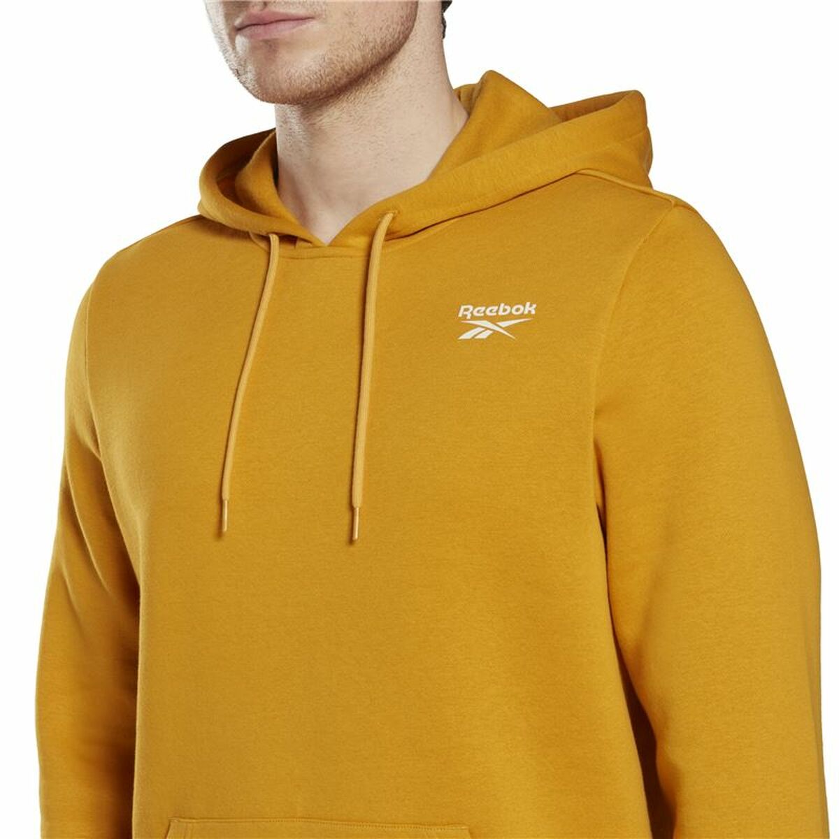 Herenhoodie Reebok Identity Oker