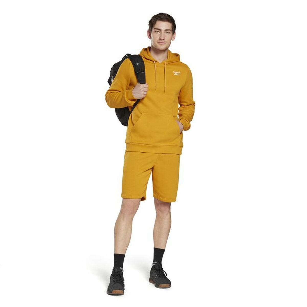 Herenhoodie Reebok Identity Oker
