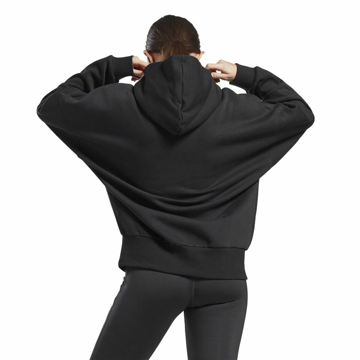 Dameshoodie Reebok Studio Zwart