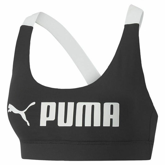 Sportbeha Puma Zwart Wit Multicolour