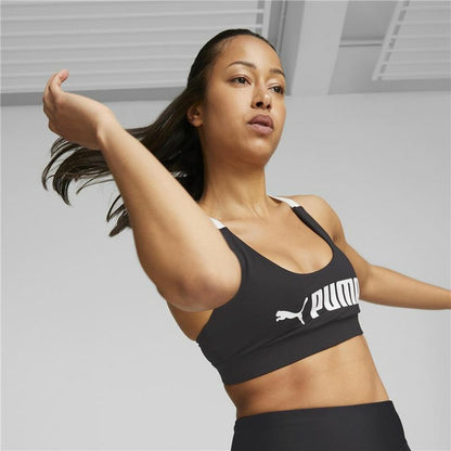 Sportbeha Puma Zwart Wit Multicolour