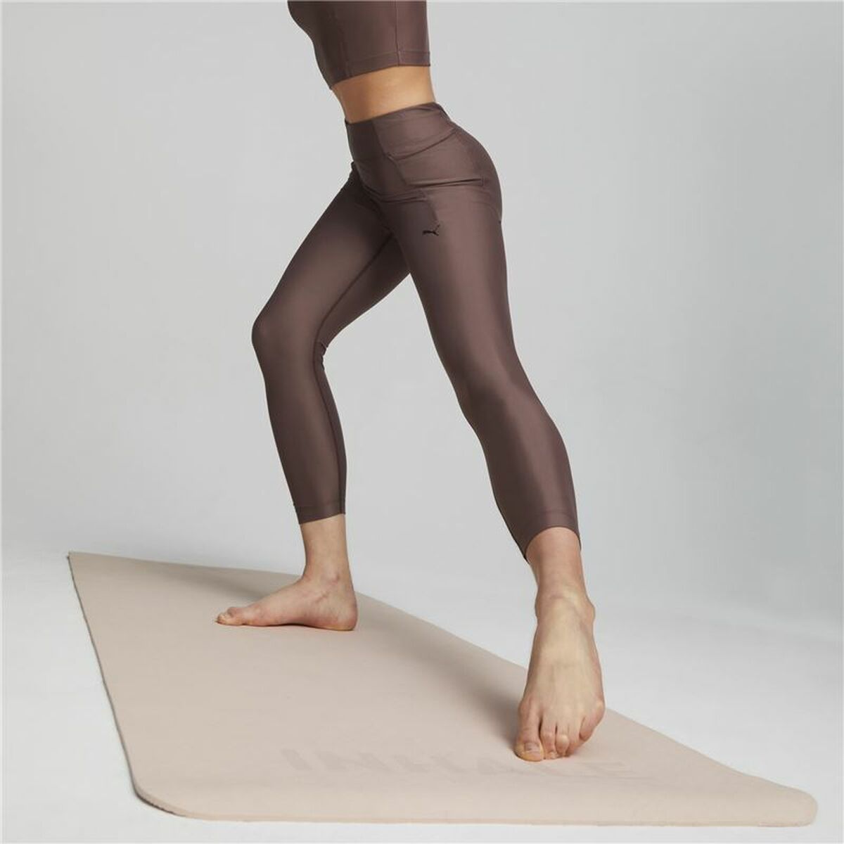 Sportleggings voor Dames Puma Studio Yourmove Ultyrabare 7/8 Bruin
