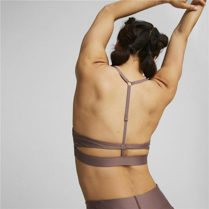 Sportbeha Puma Studio Ultrabare Donkerrood