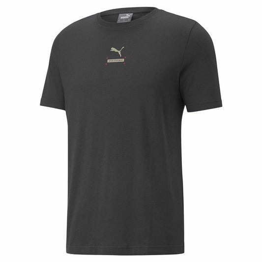 Heren-T-Shirt met Korte Mouwen Puma Better Zwart