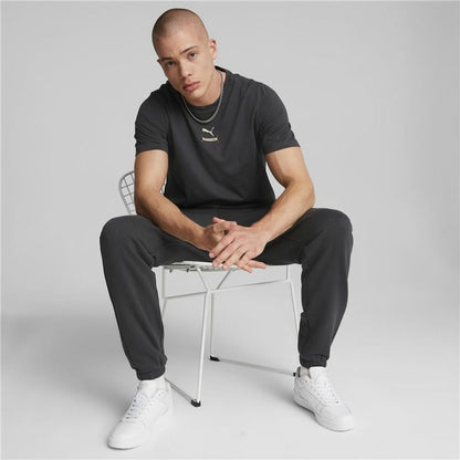 Heren-T-Shirt met Korte Mouwen Puma Better Zwart