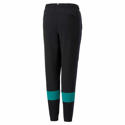 Kindertrainingspak Broek Puma Essentials+ Colorblock Zwart Kinderen