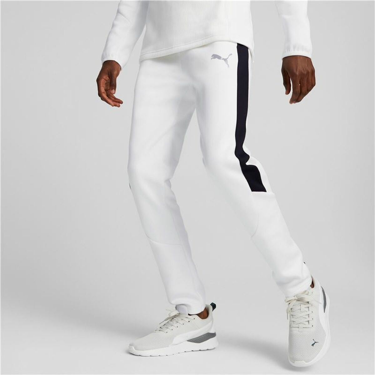 Lange sportbroek Puma Wit Mannen