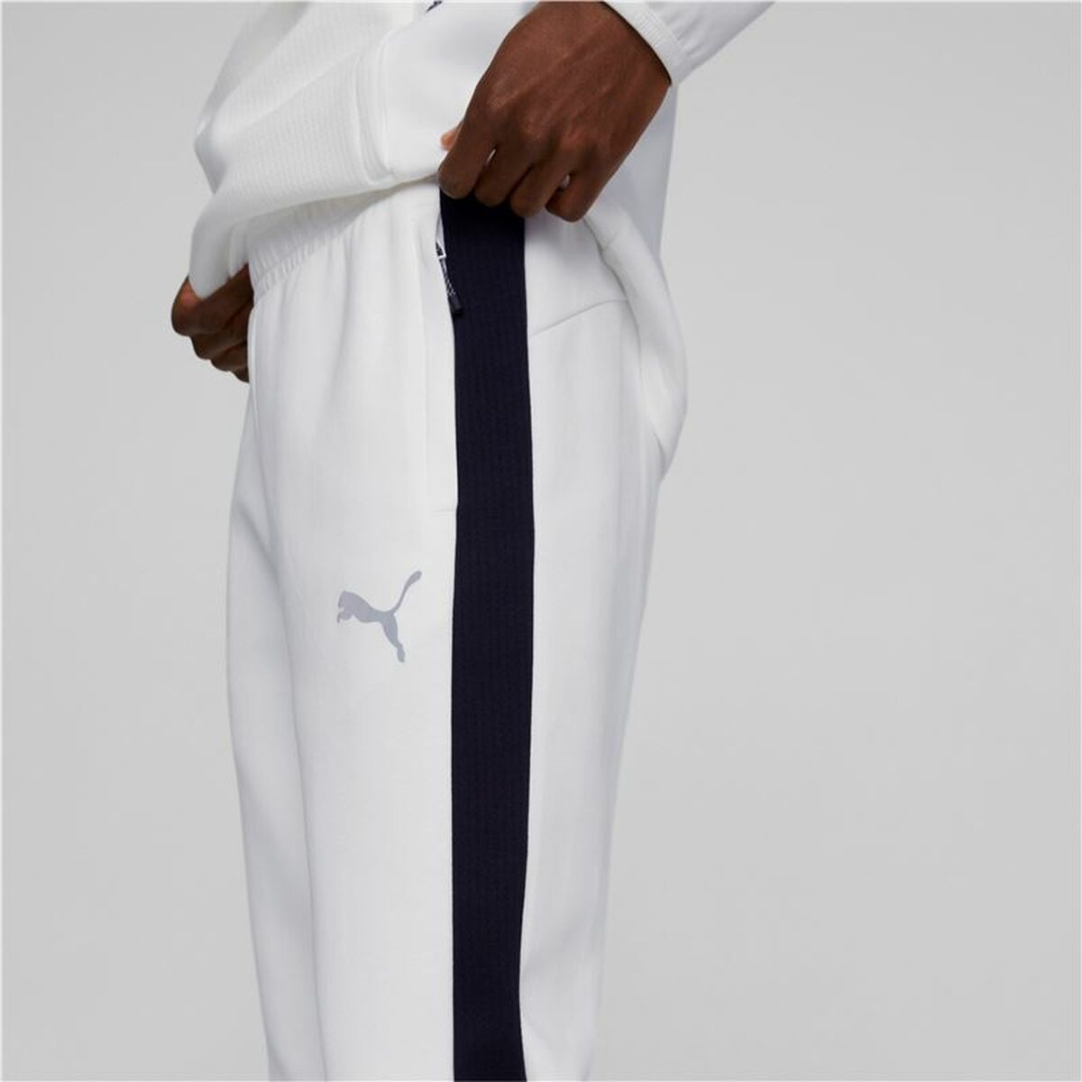 Lange sportbroek Puma Wit Mannen