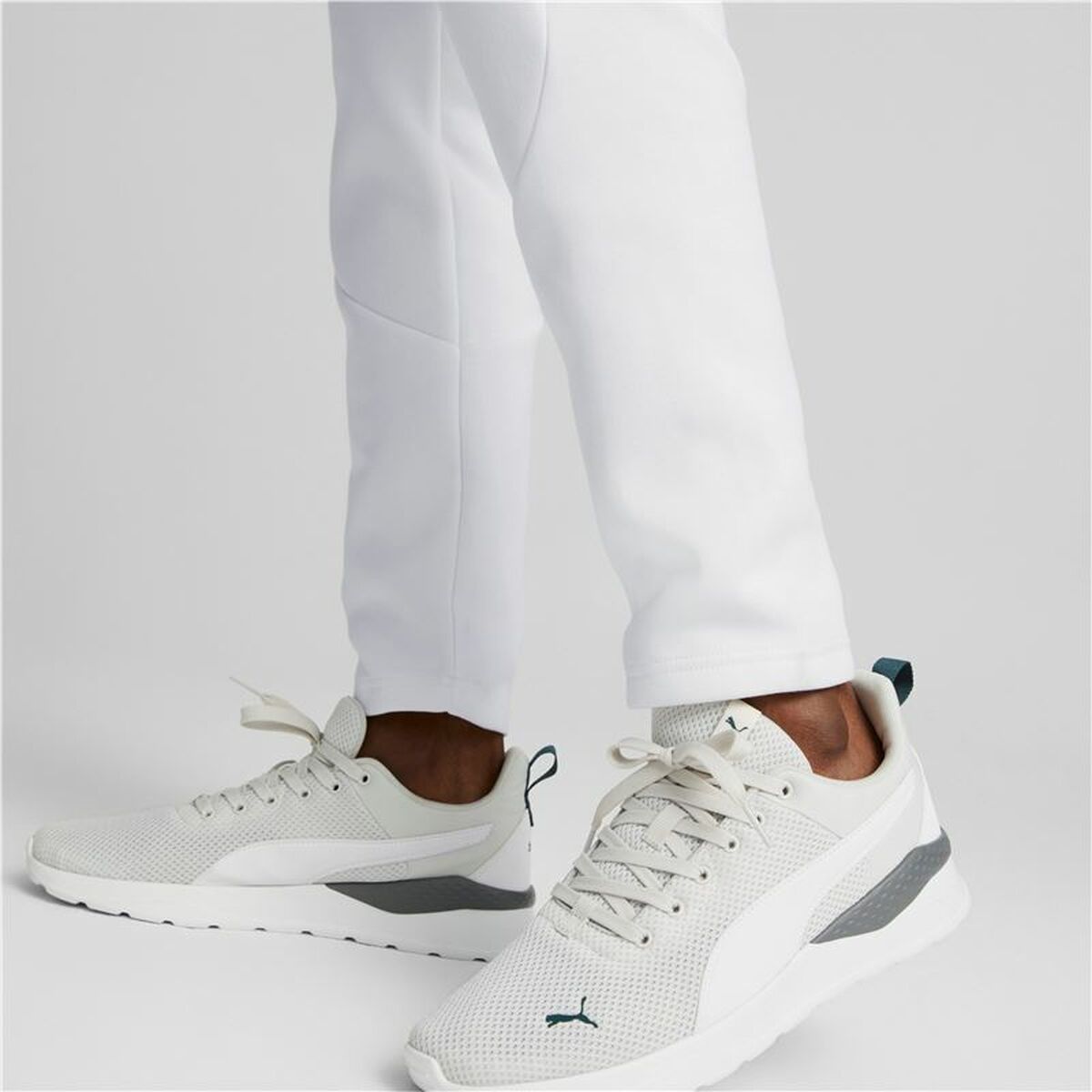 Lange sportbroek Puma Wit Mannen