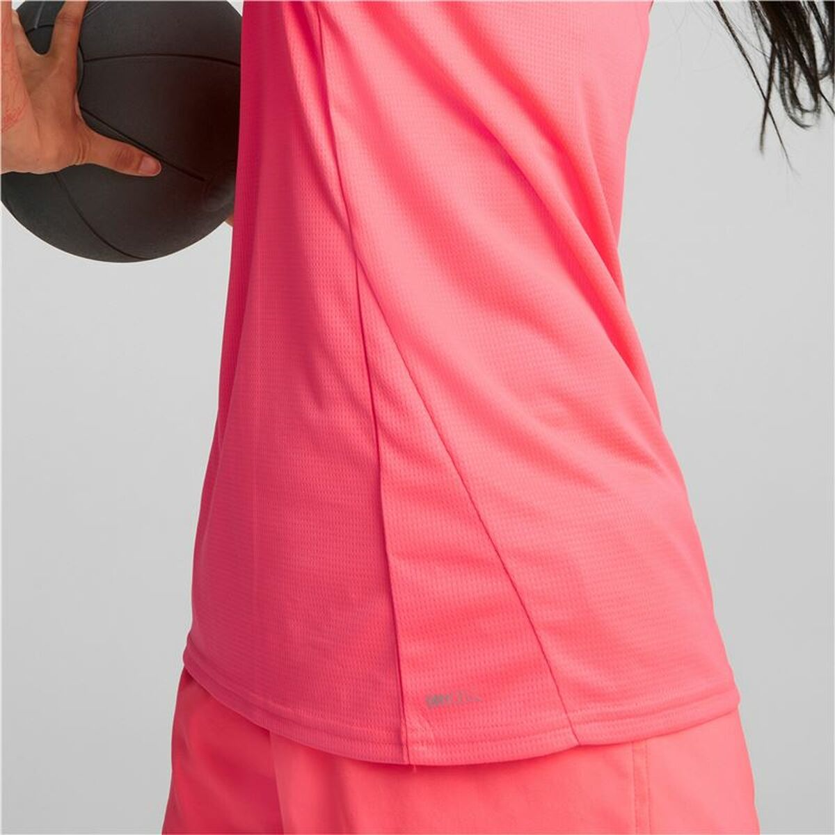 Dames-T-Shirt met Korte Mouwen Puma Favourite Roze