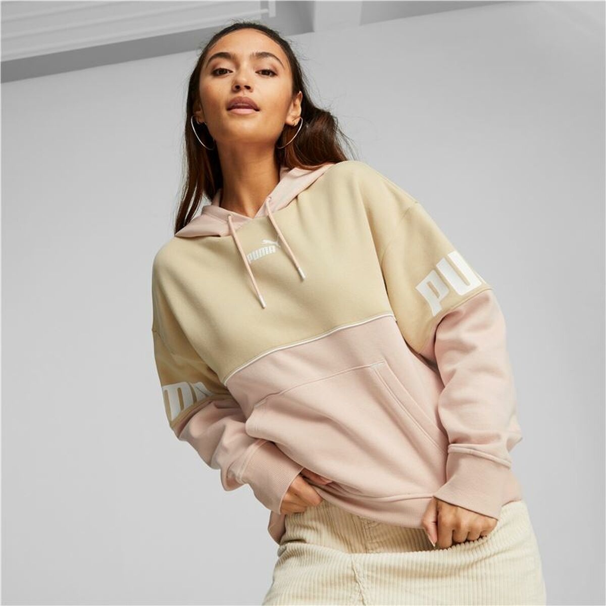 Dameshoodie Puma Roze