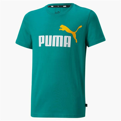Sport T-shirt Korte Mouwen Puma Essentials+ Two-Tone Logo