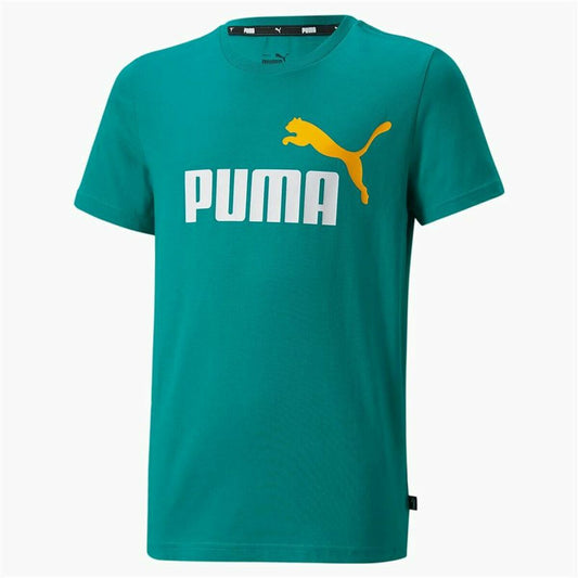 Sport T-shirt Korte Mouwen Puma Essentials+ Two-Tone Logo