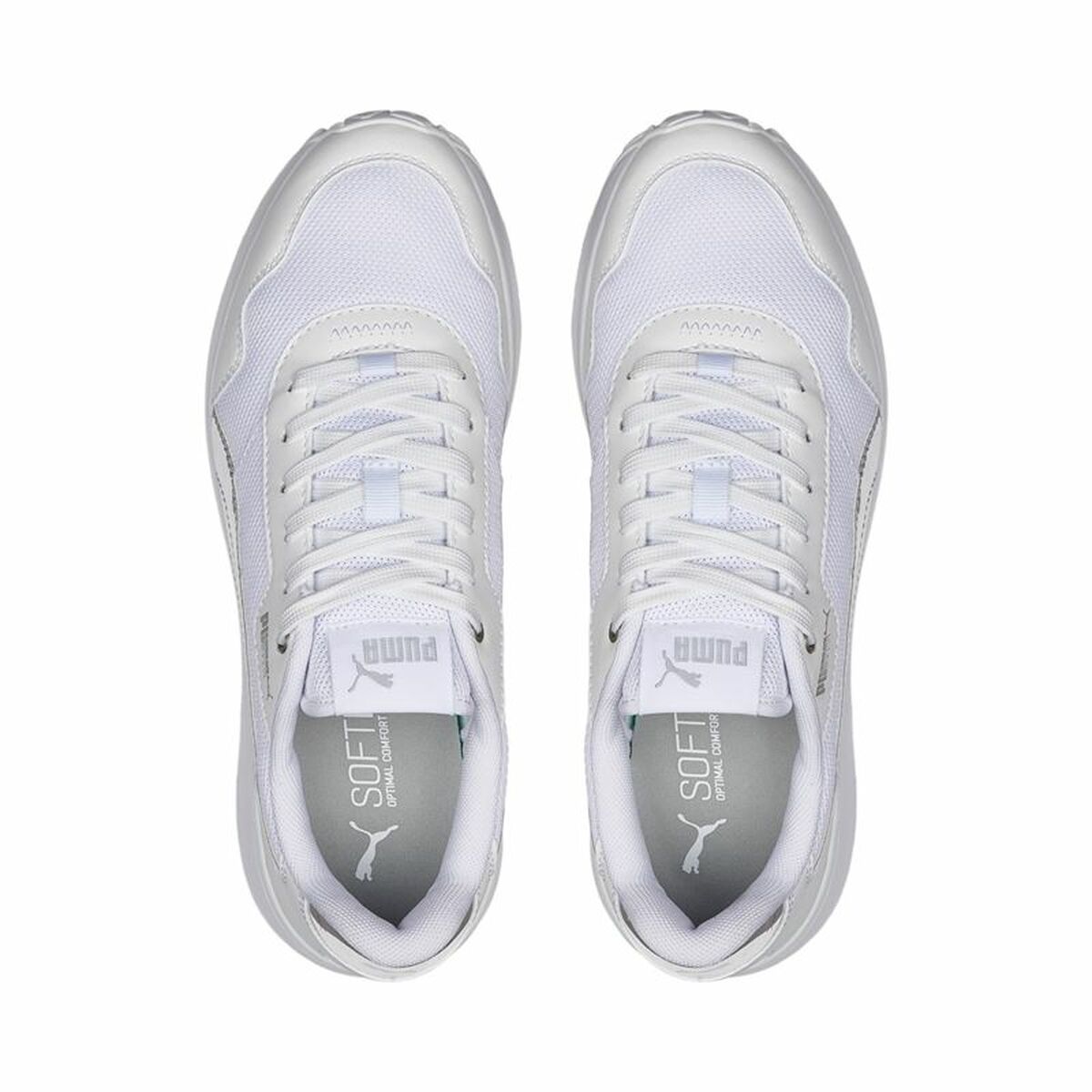 Sportschoenen voor Dames Puma R78 Voyage Distressed  Wit