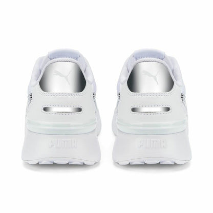 Sportschoenen voor Dames Puma R78 Voyage Distressed  Wit