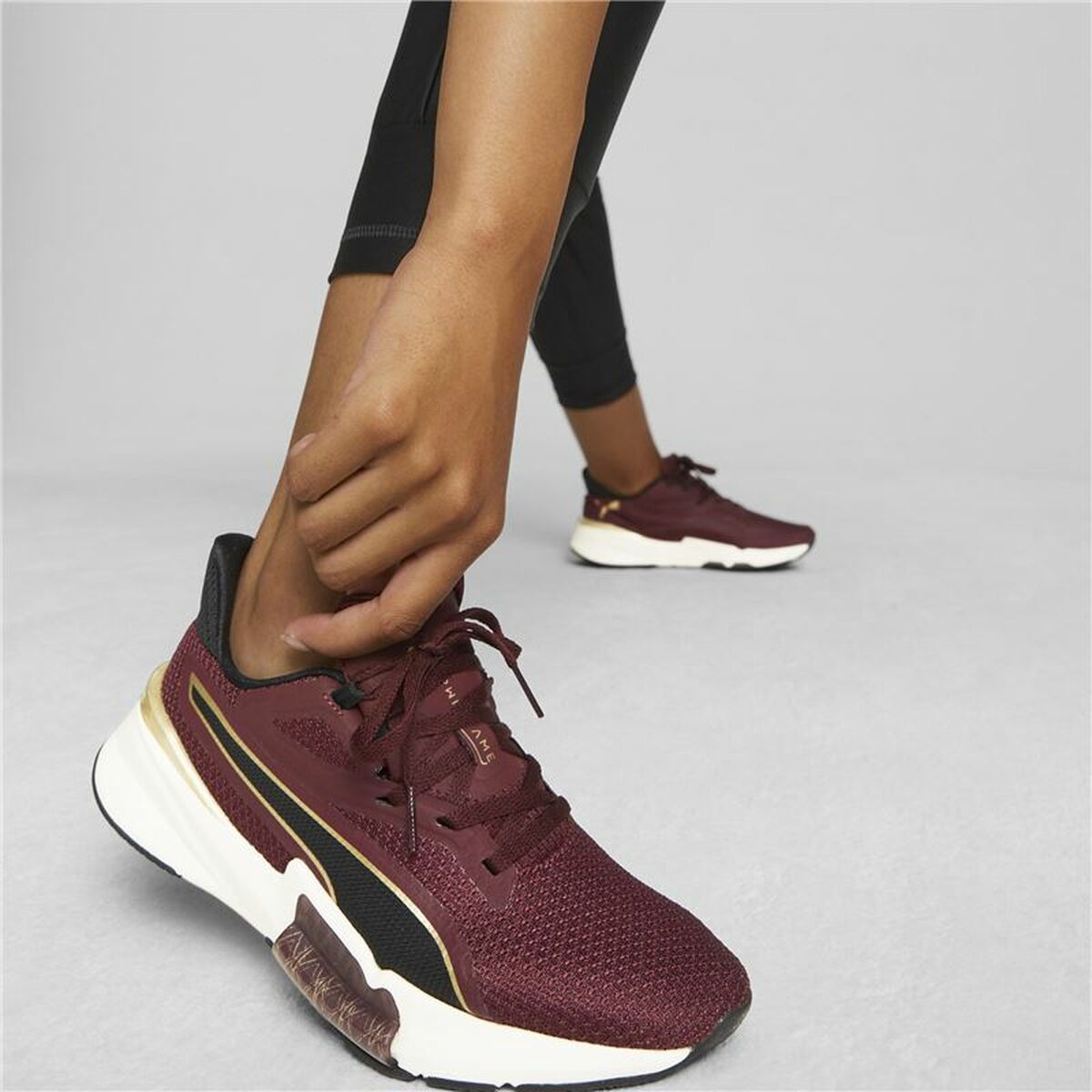 Sportschoenen voor Dames Puma PwrFrameTR Deco Glam Bordeaux