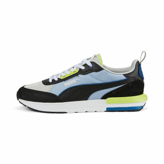 Casual Herensneakers Puma R22 Blauw Geel