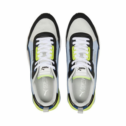 Casual Herensneakers Puma R22 Blauw Geel