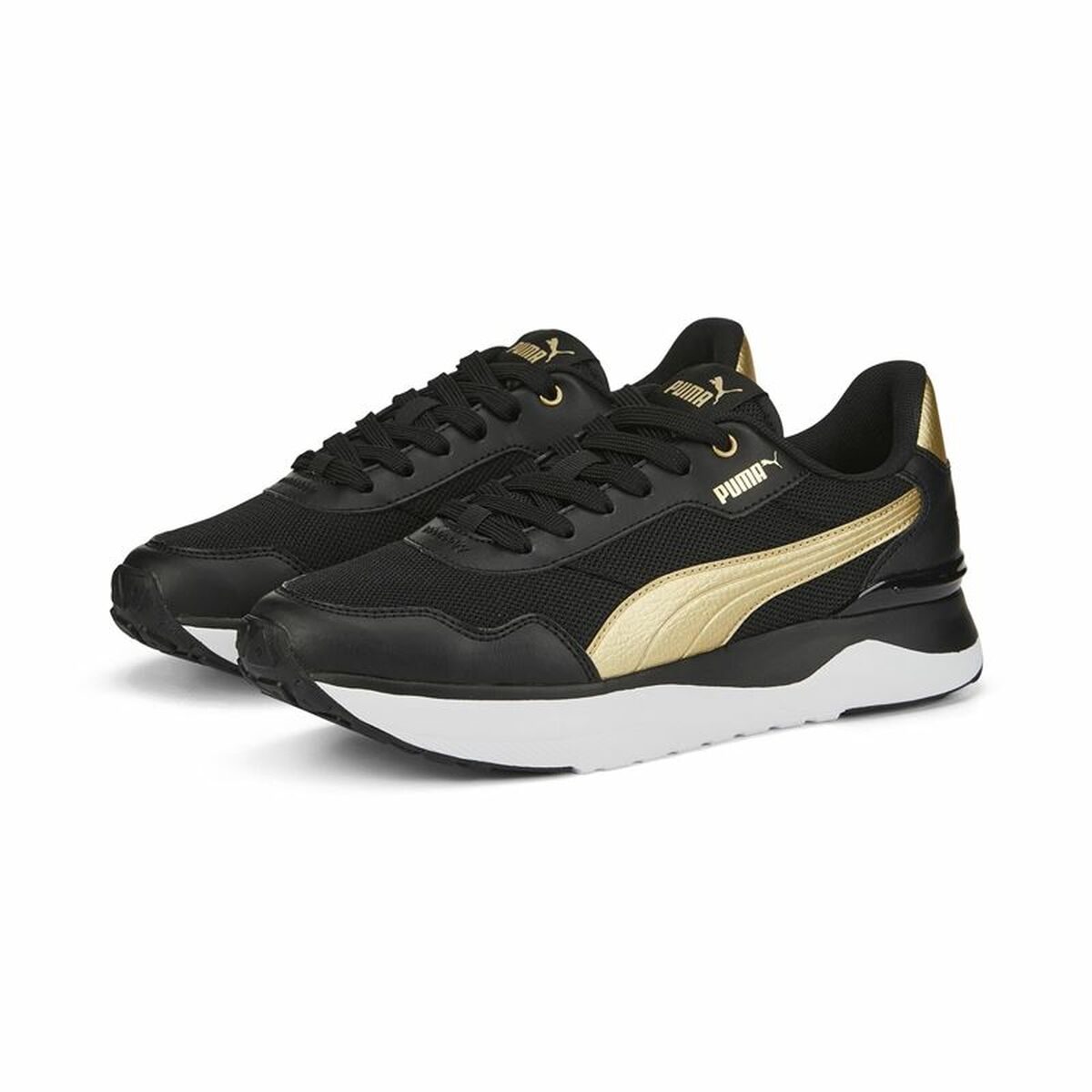 Sportschoenen voor Dames Puma R78 Voyage Distressed  Zwart