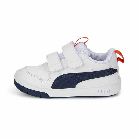 Casual Kindersneakers Puma Multiflex SL V Blauw Wit