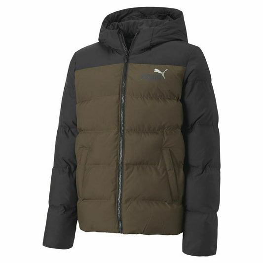 Sportjack voor kinderen Puma Colorblock Polyball Zwart