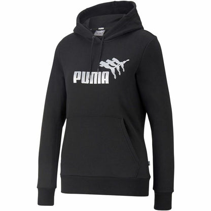 Dameshoodie Puma Metallics Spark Zwart