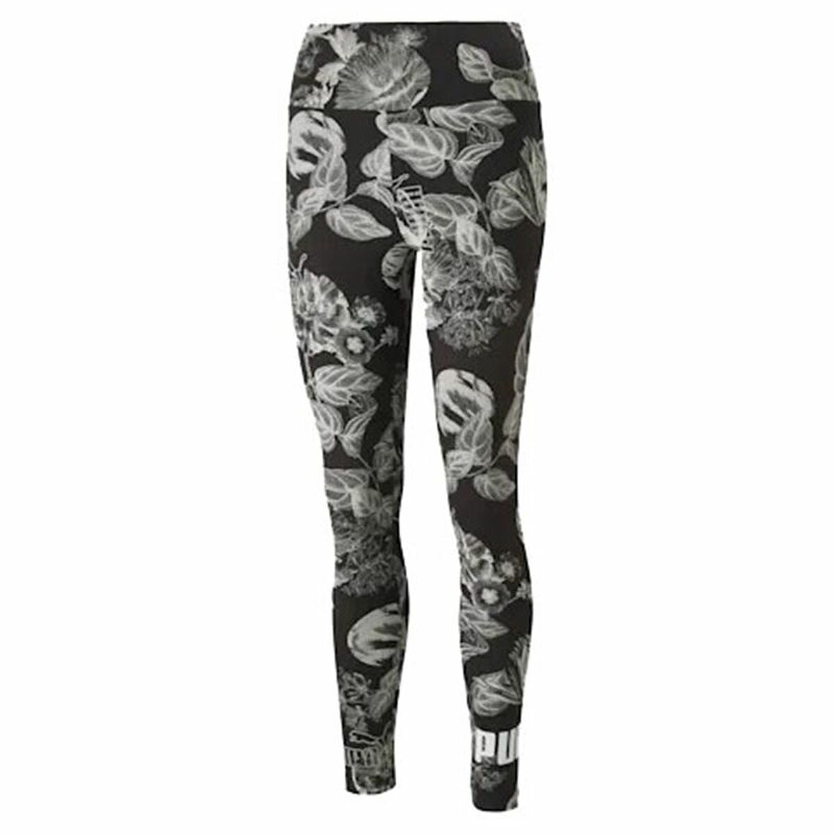 Sportleggings voor Dames Puma Frozen Flower Zwart