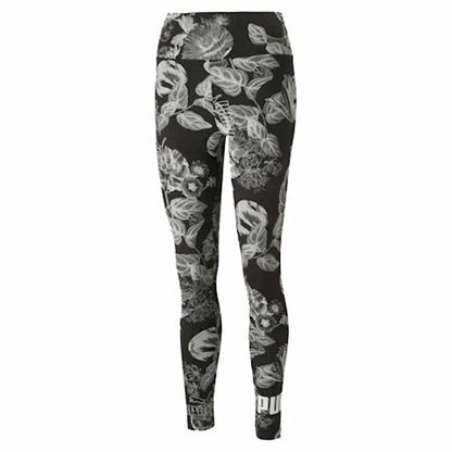 Sportleggings voor Dames Puma Frozen Flower Zwart