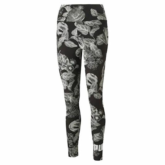 Sportleggings voor Dames Puma Frozen Flower Zwart