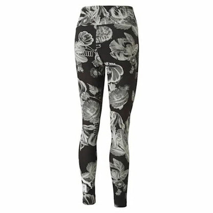 Sportleggings voor Dames Puma Frozen Flower Zwart