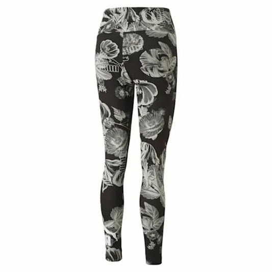 Sportleggings voor Dames Puma Frozen Flower Zwart