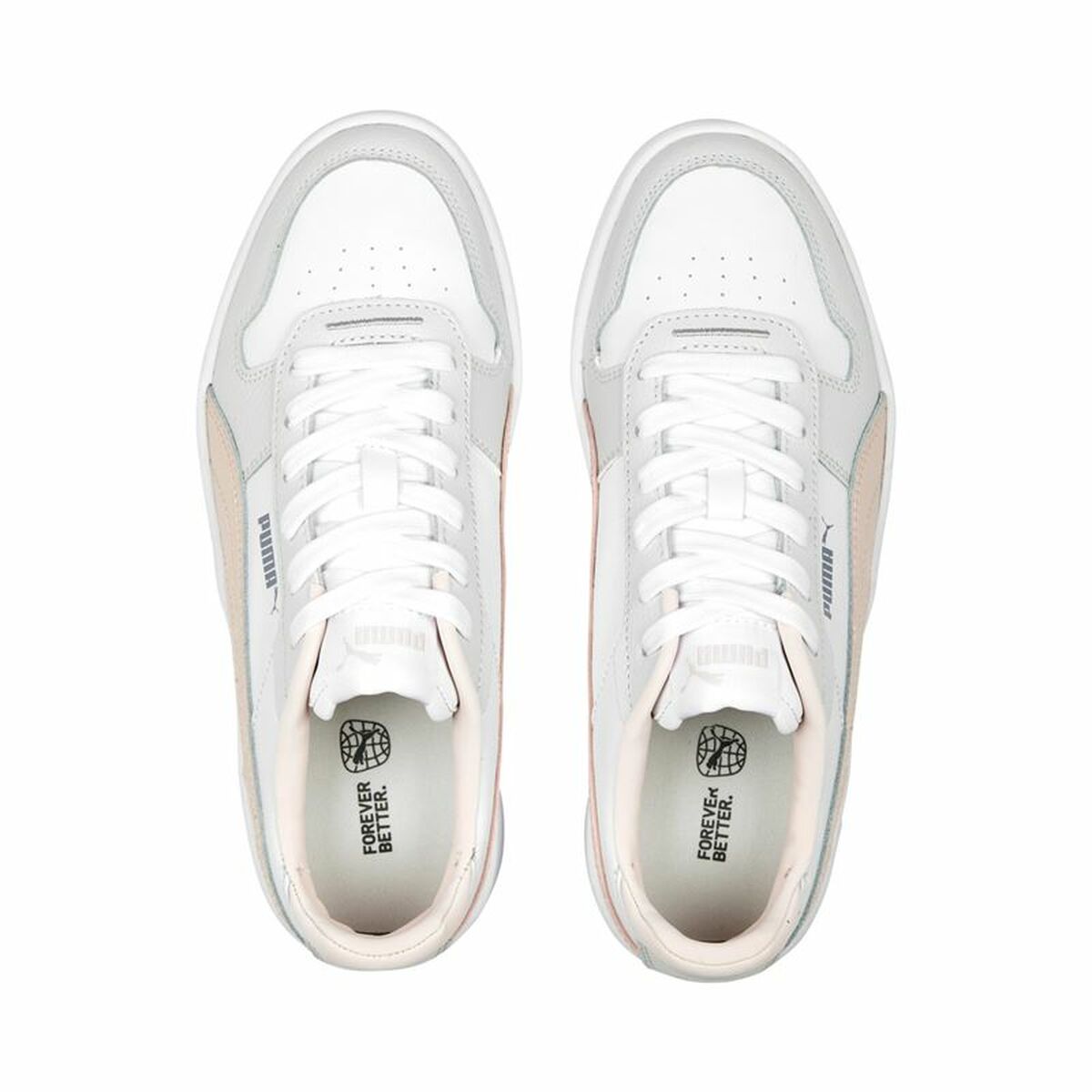 Dames casual sneakers Puma Carina Street Wit